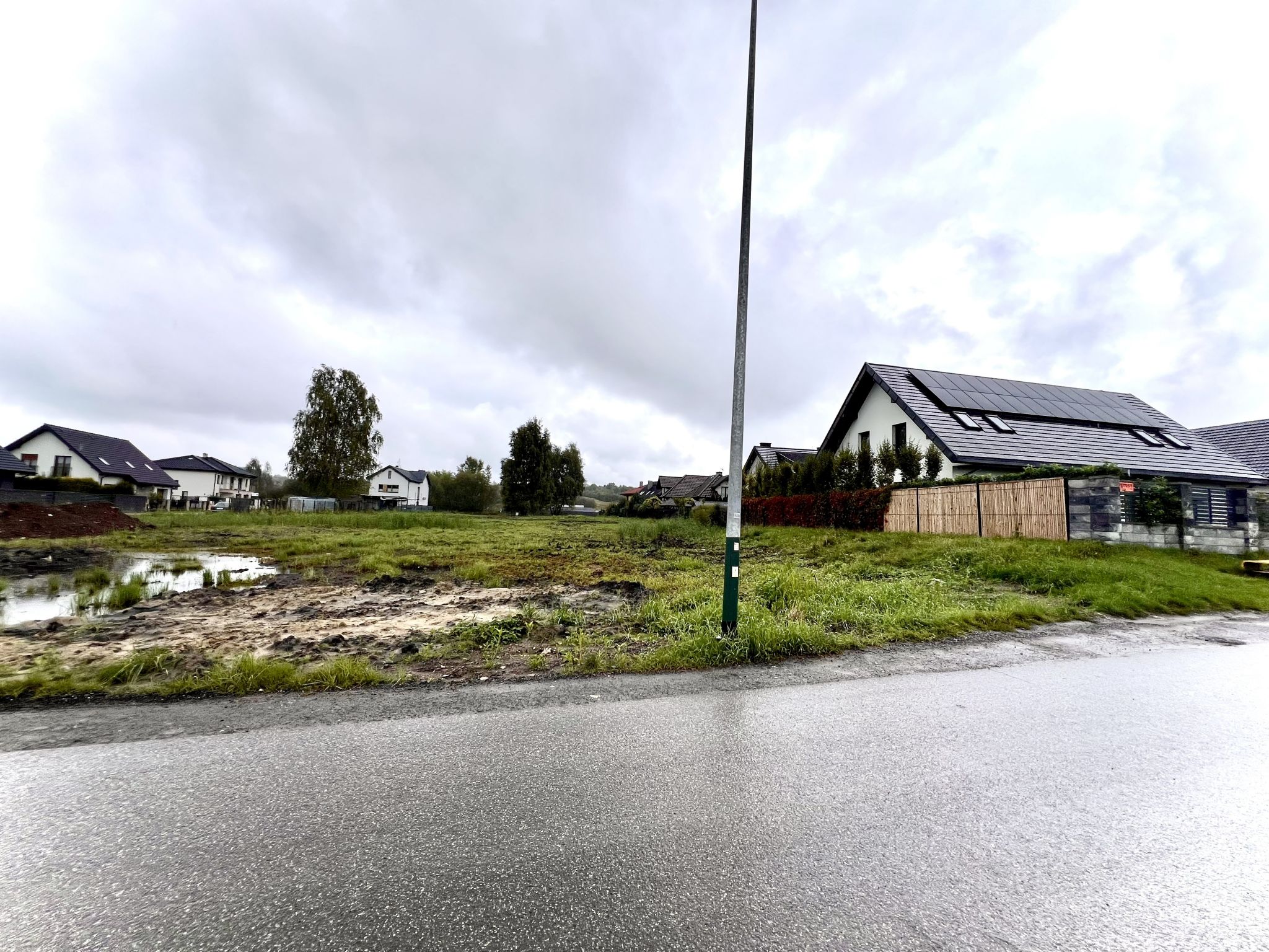 Działka pod dom 6,16 ar + udział – Kraków Dębniki, Skotniki, ul. Trockiego