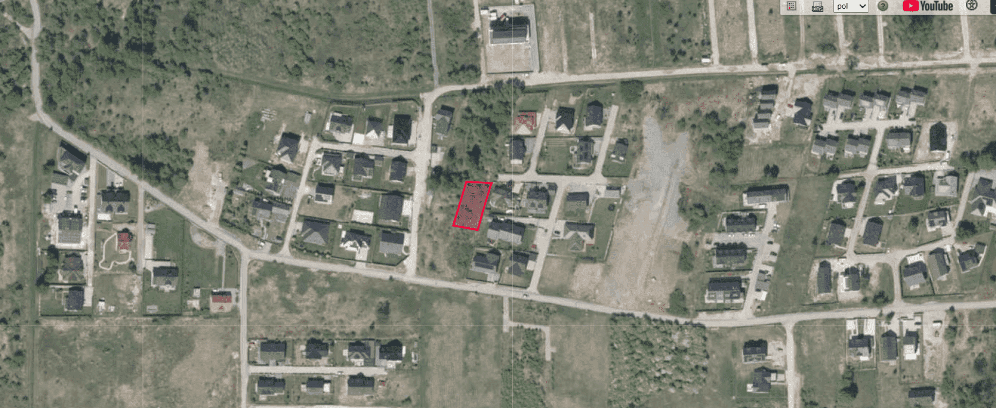 Działka pod dom 6,16 ar + udział – Kraków Dębniki, Skotniki, ul. Trockiego