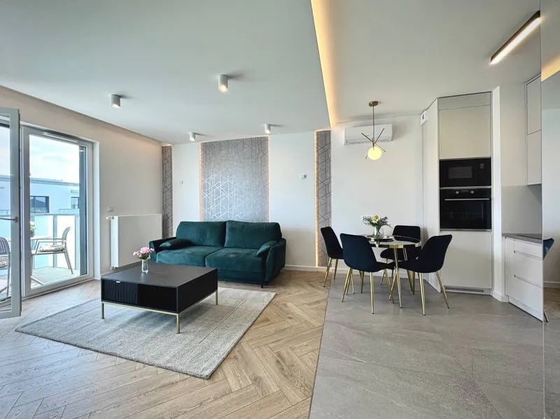 Nowe mieszkanie premium 2 pok., balkon, garaż, klimatyzacja