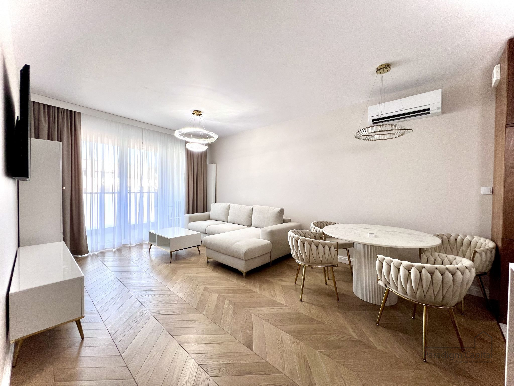 Nowe 2-pokojowe mieszkanie 53 m² z klimatyzacją i garażem