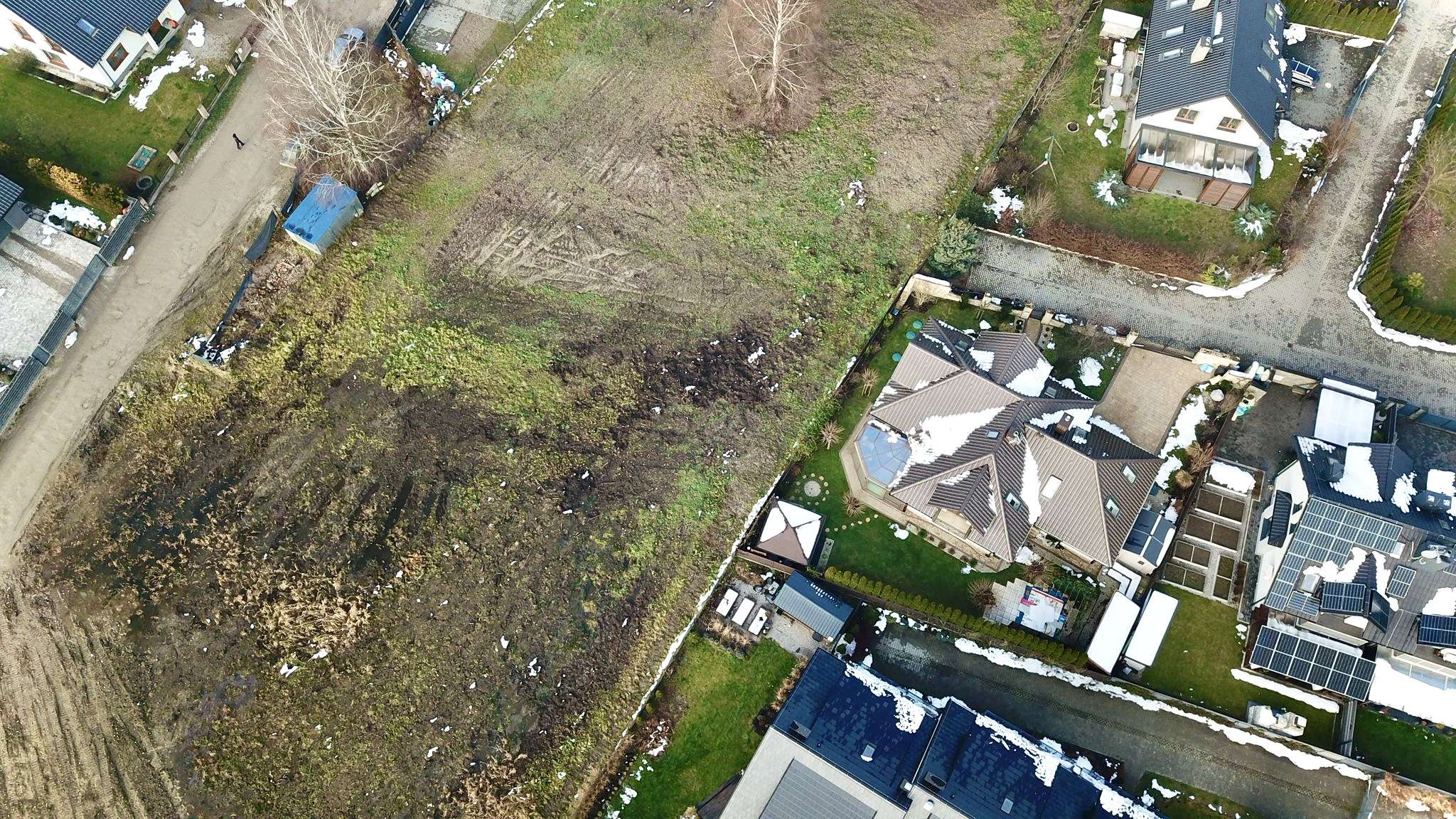 Działka pod dom 6,16 ar + udział – Kraków Dębniki, Skotniki, ul. Trockiego