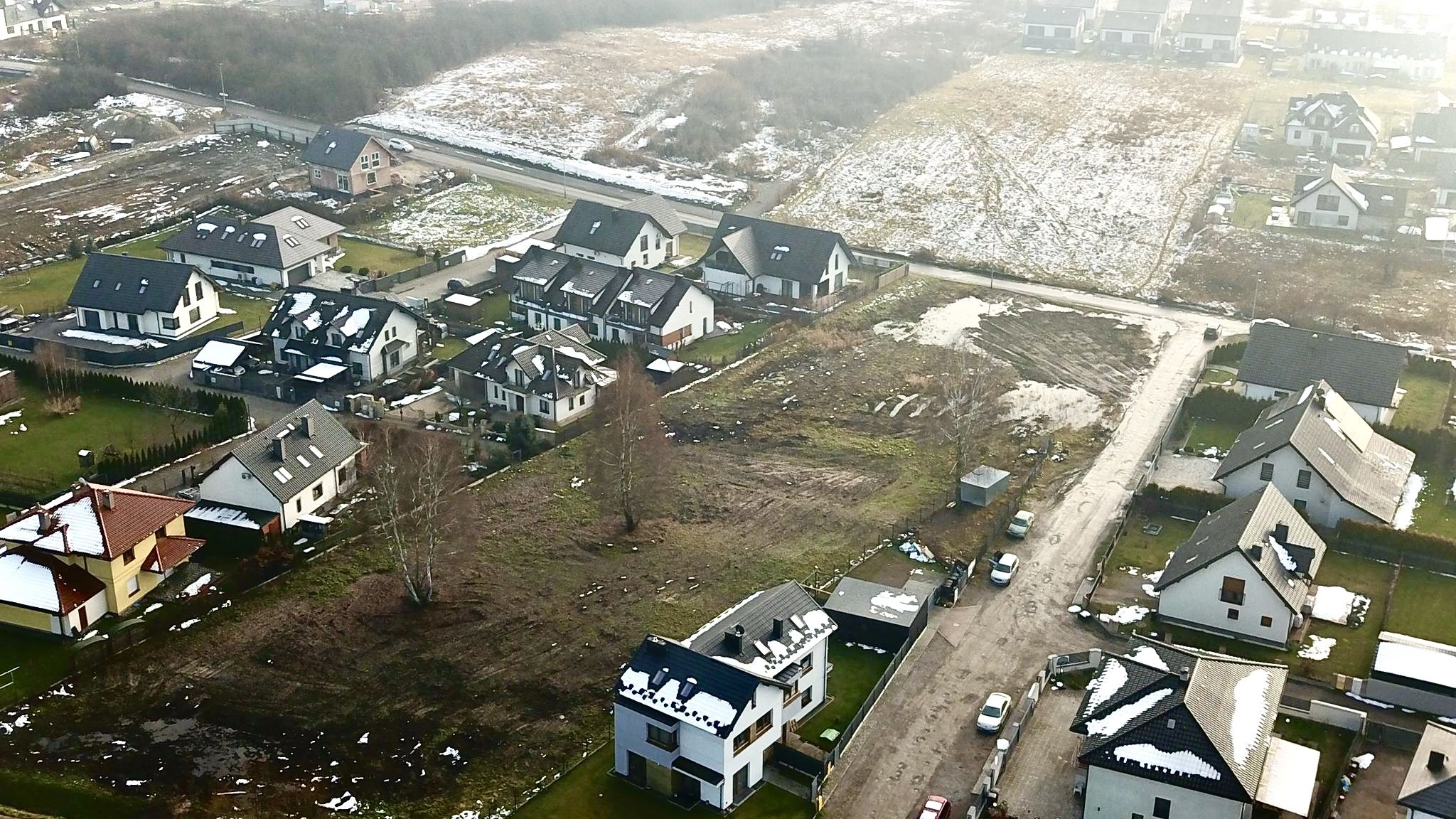 Działka pod dom 6,16 ar + udział – Kraków Dębniki, Skotniki, ul. Trockiego