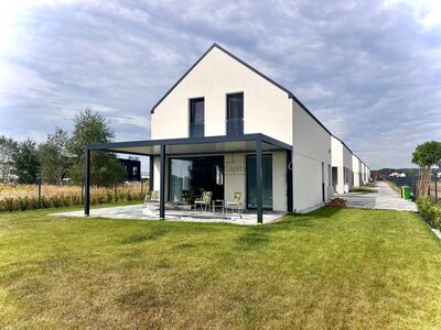 OSTATNI DOM WOLNOSTOJĄCY 140 m² – MNIKÓW, BLISKO KRAKOWA, POMPA CIEPŁA