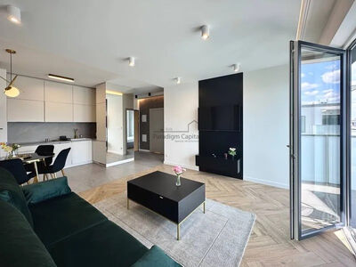 Wykończone mieszkanie premium 46,31 m2, balkon, garaż, klimatyzacja