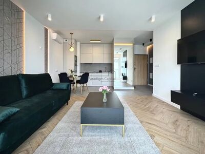 Wykończone mieszkanie premium 46,31 m2, balkon, garaż, klimatyzacja